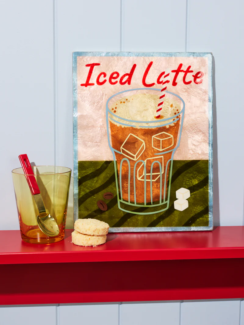 BARISTA WALL ART ICED LATTE - Image 2