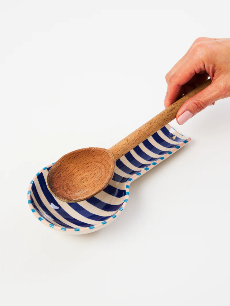 BLOOMIE BLUE STRIPE SPOON REST - Image 2