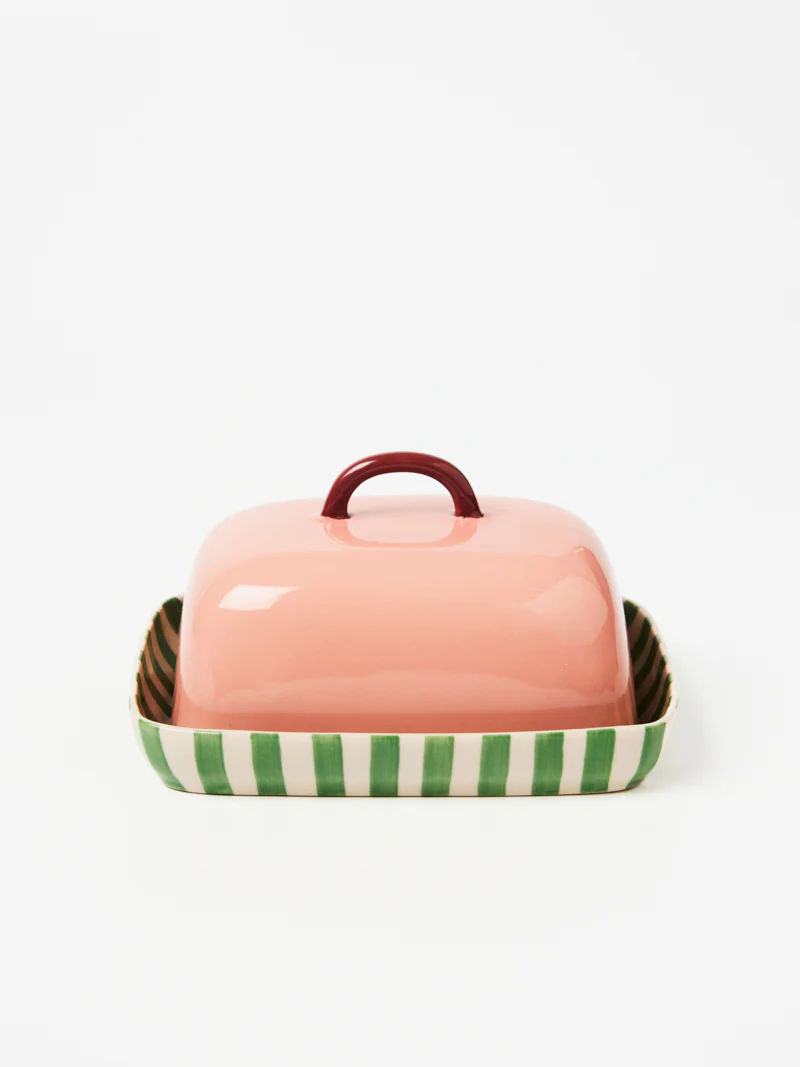 BLOOMIE PINK BUTTER DISH - Image 2