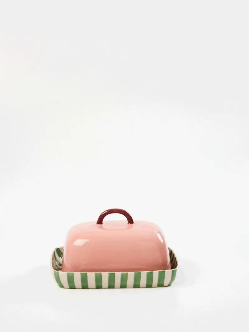 BLOOMIE PINK BUTTER DISH - Image 4