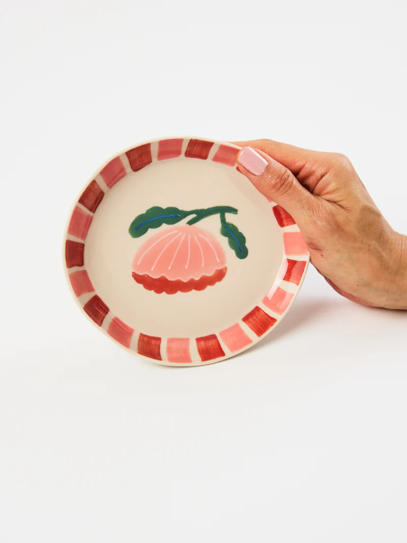 BLOOMIE PINK FLOWER DISH - Image 2