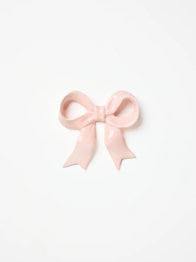 BOW WALL ART PINK