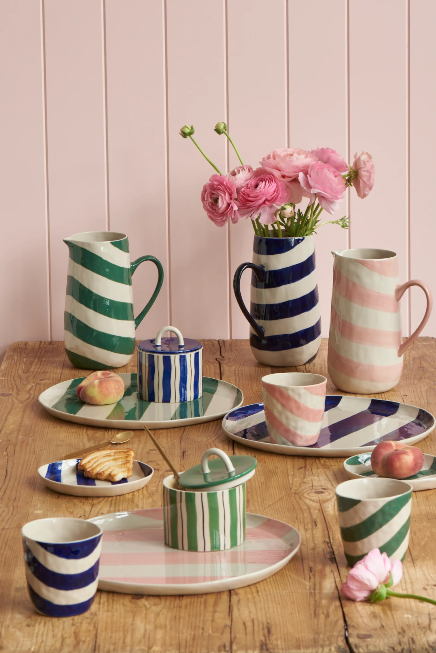 CABANA STRIPE TUMBLER GREEN - Image 5