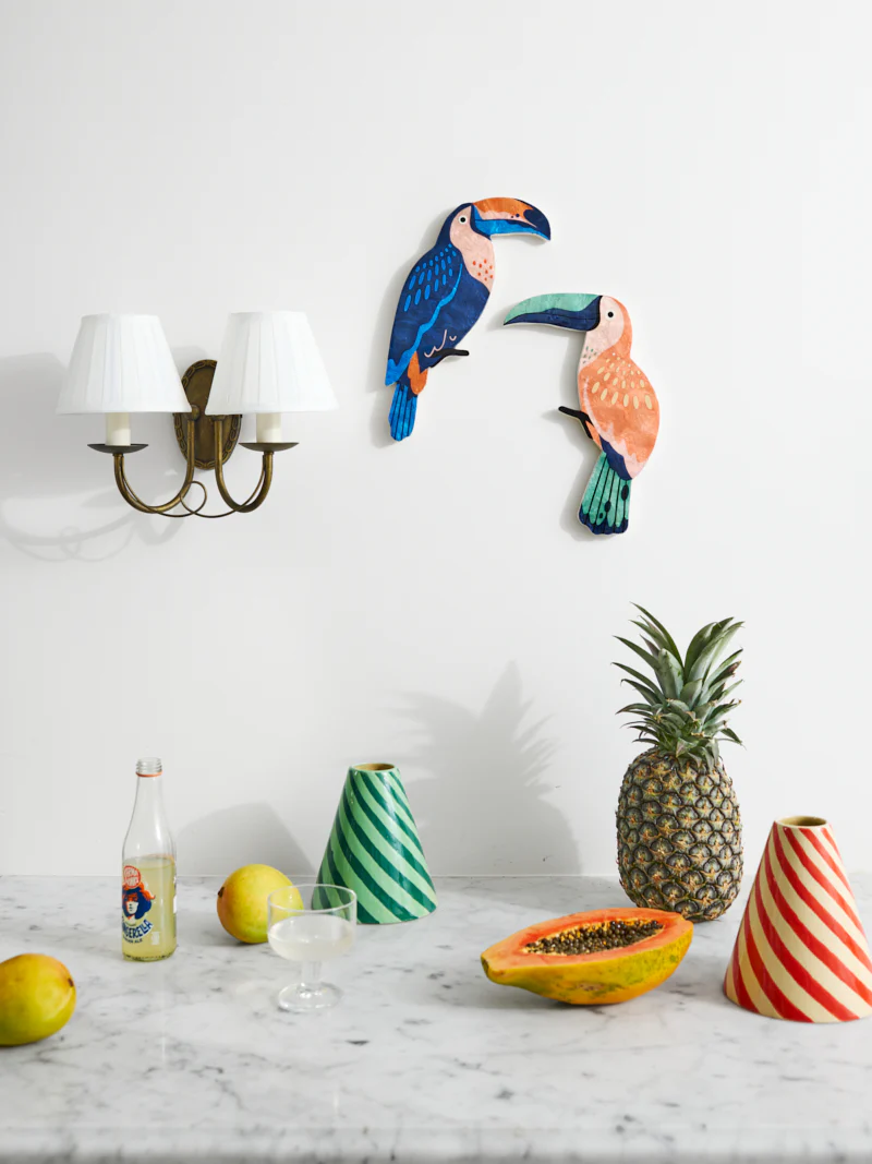 CANOPY TOUCAN NAVY WALL ART - Image 2