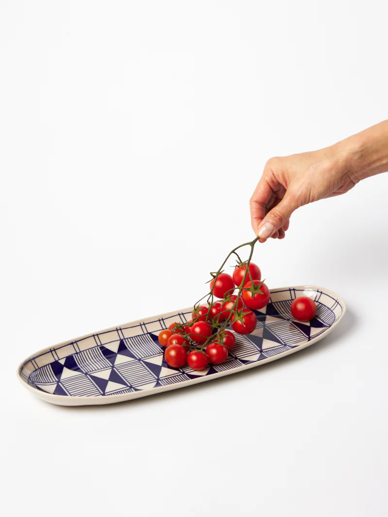 CARAVAN SNACK PLATTER INDIGO - Image 2