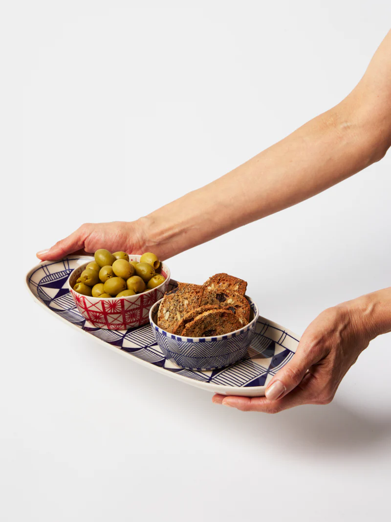 CARAVAN SNACK PLATTER INDIGO - Image 4