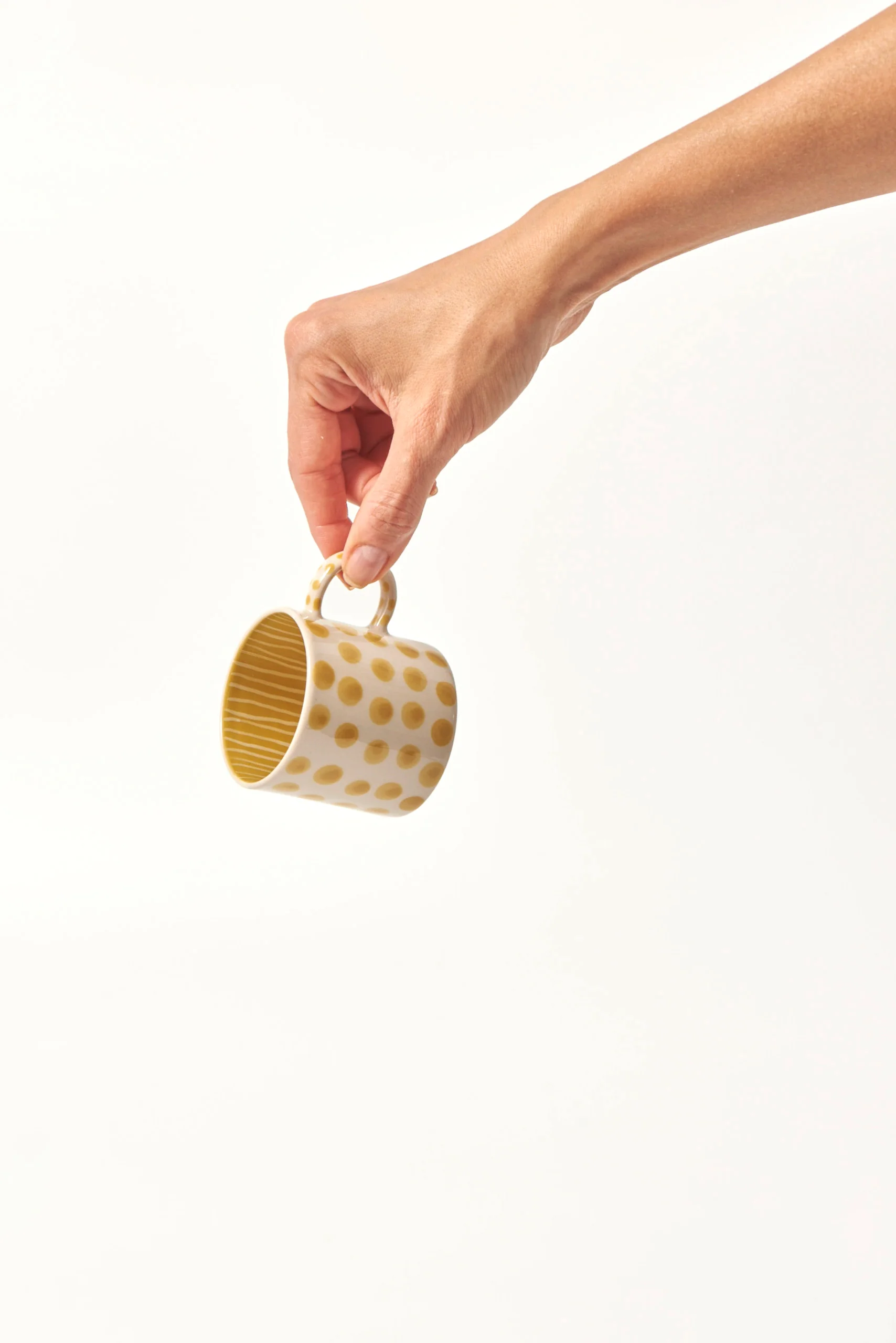 CHINO ESPRESSO MUSTARD DOT - Image 3