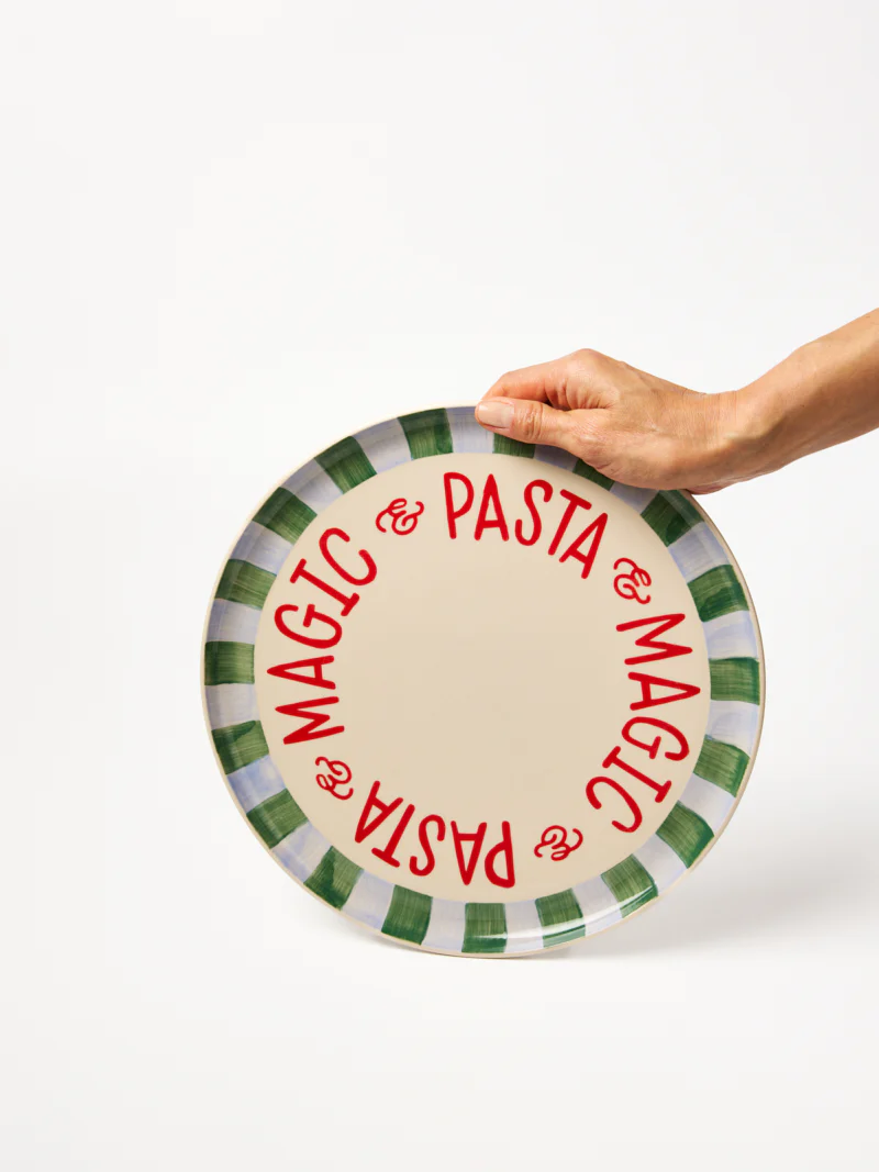 LOVE NOTES PLATTER PASTA STRIPE - Image 3