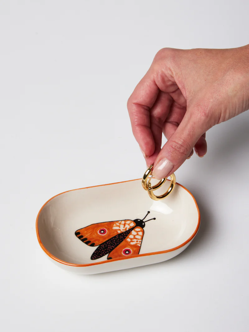 MOTH PARTY DISH ORANGE - Image 4