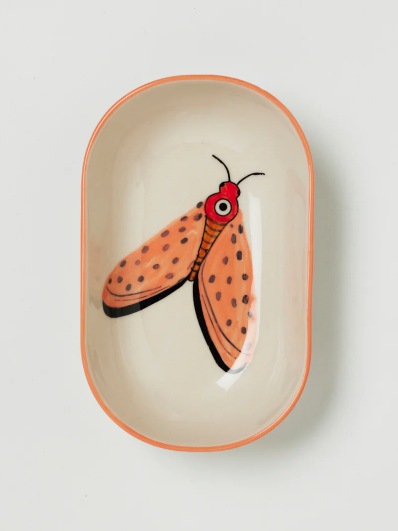 MOTH PARTY DISH PINK - Image 4