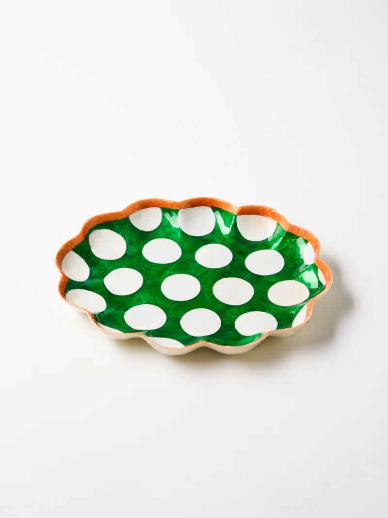 PARADIS SCALLOP GREEN TRAY - Image 3