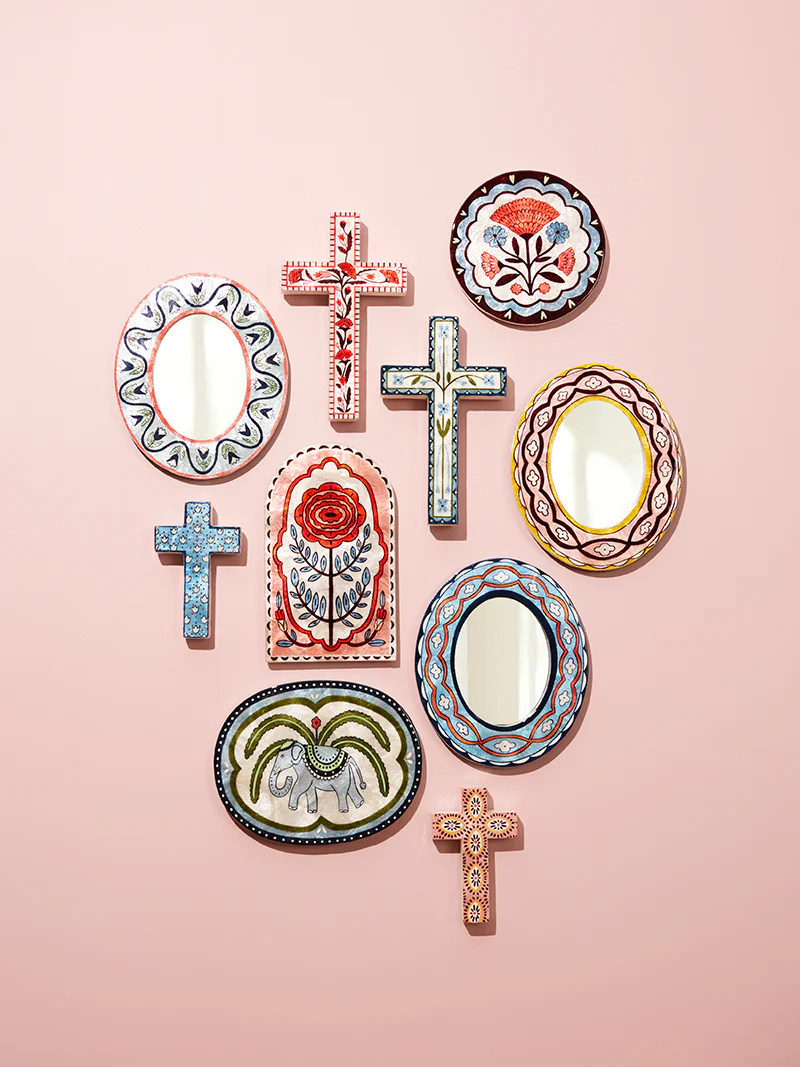 SAMIRA WALL ART FLOWER CIRCLE - Image 2