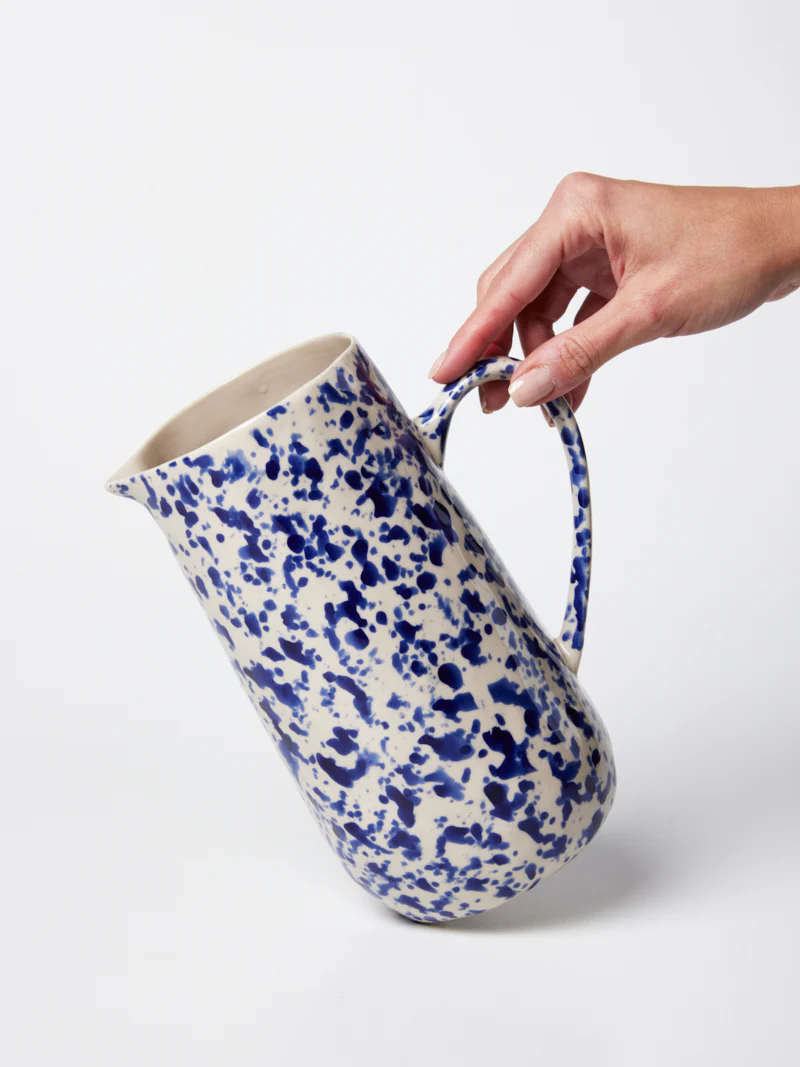 SPLATTER JUG BLUE